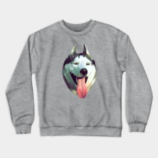 Husky head Crewneck Sweatshirt